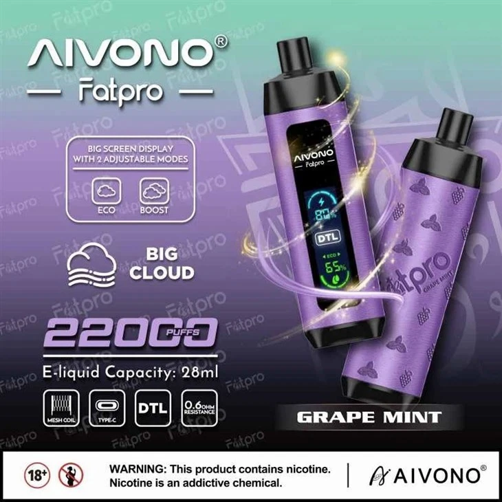 AIVONO Fatpro 22000 Puffs Vape
