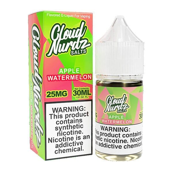 אבטיח תפוחים מאת Cloud Cloud Nurdz TFN מלחים 30 מ"ל