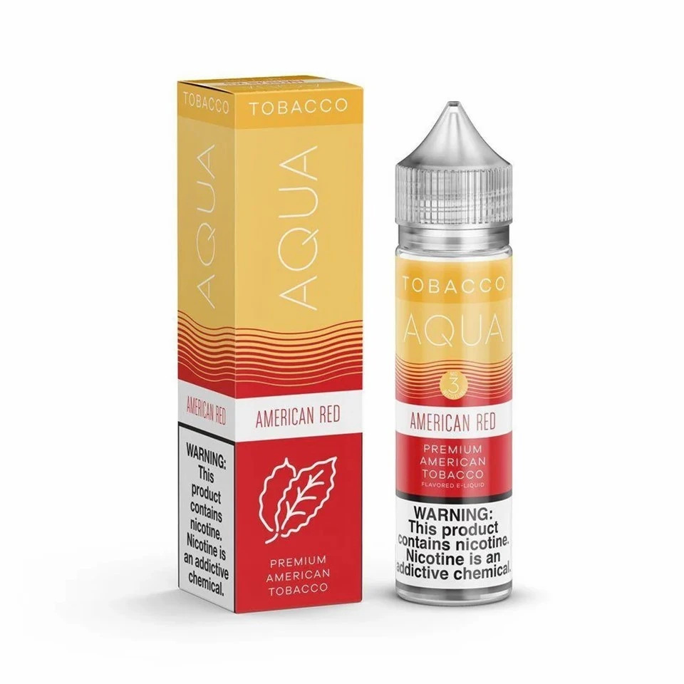 אקווה טבק אמריקאי אדום 60 מ"ל Eliquid