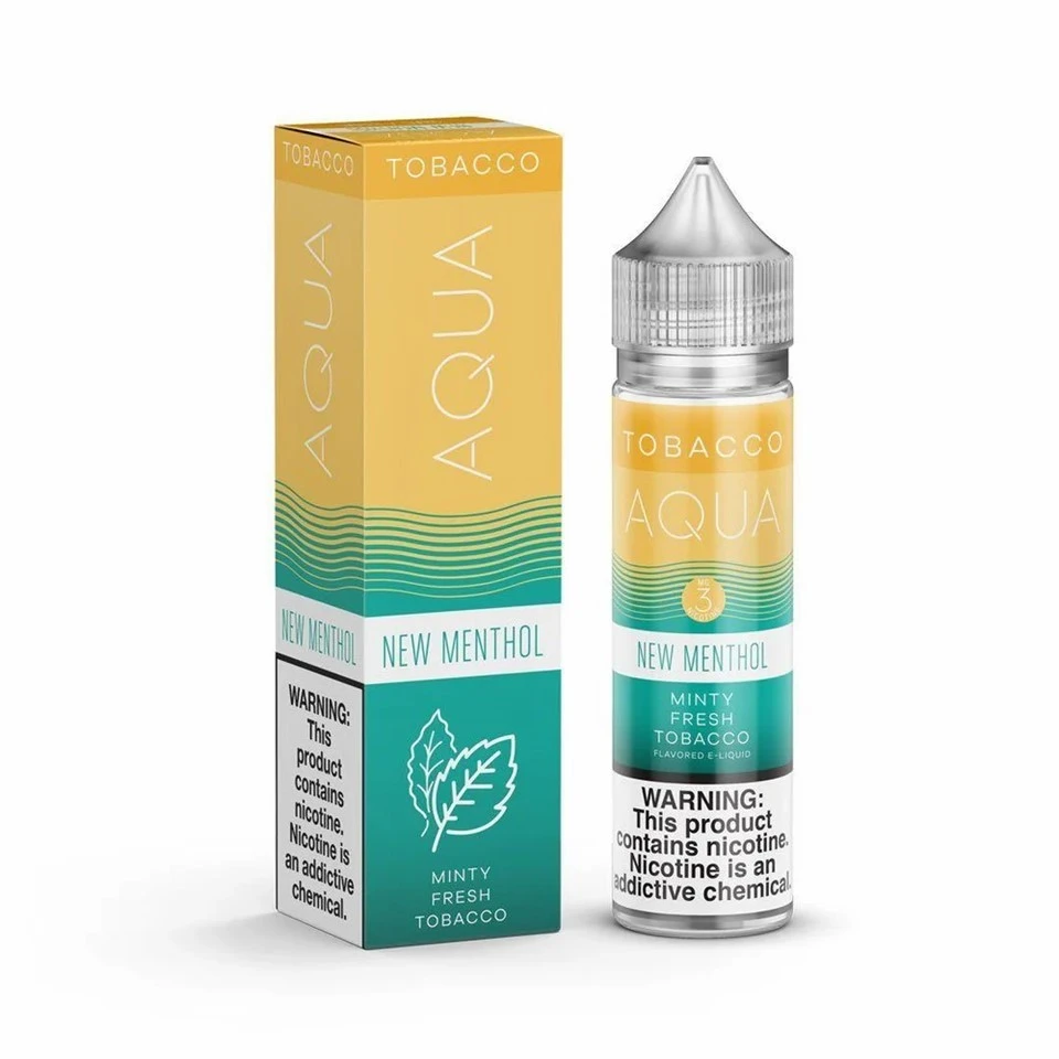 אקווה טבק חדש מנטול 60 מ"ל Eliquid