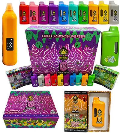 שרף חי לעומת יהלומים נוזליים: מדריך ל-Packman Vapes אותנטי