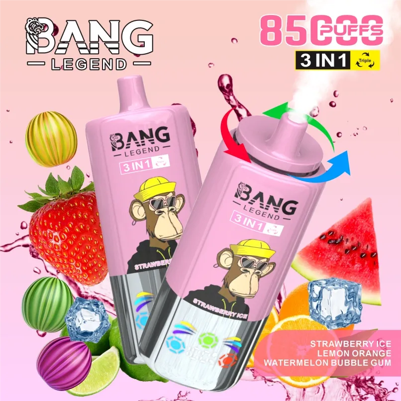 Bang 85000 Puffs 85K Legend 3-in-1 החלפת טעמים סיטונאי Vape