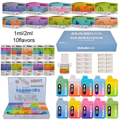 DABWOODS DAB BAR 1G 2G עט חד פעמי