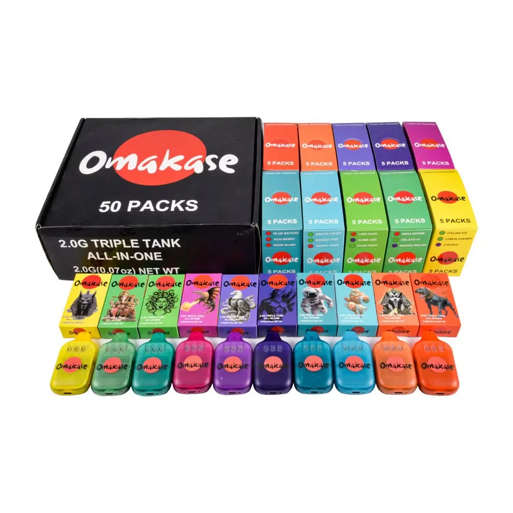 Omakase ריק 2g עם מסך חד פעמי עט Vape