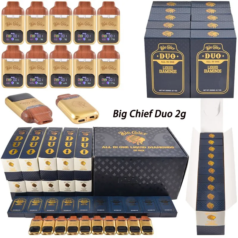 Gold Big Chief Duo 2 גרם חד פעמיים הכל באחד