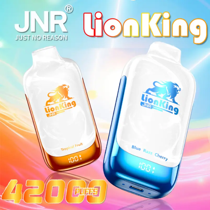 JNR 42000 פחזניות 42K מלך האריות Vape חד פעמי סיטונאי