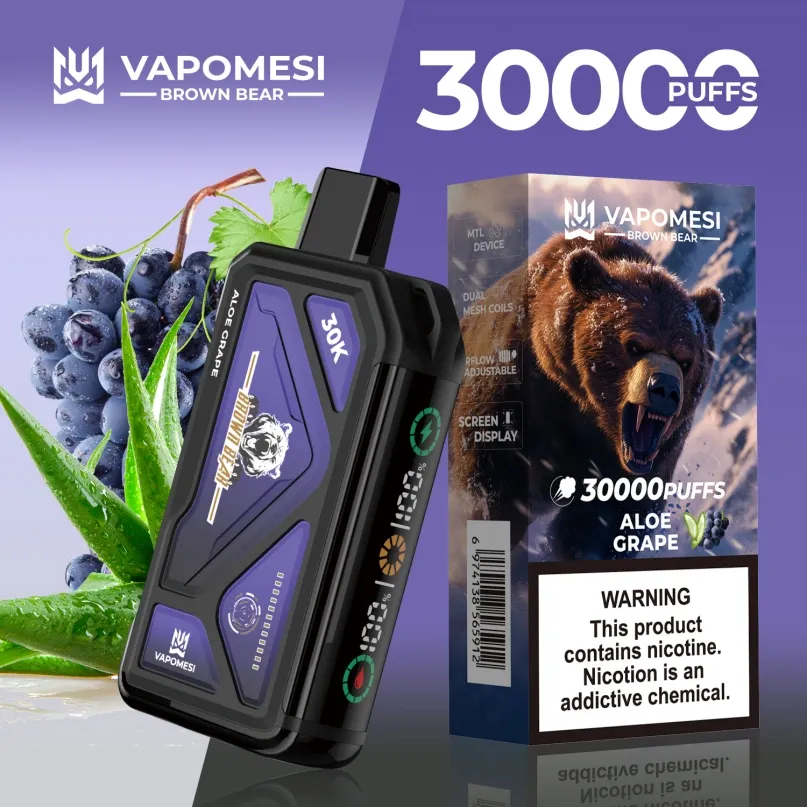 דוב חום Vapomesi 30000 פחזניות Vape סיטונאי